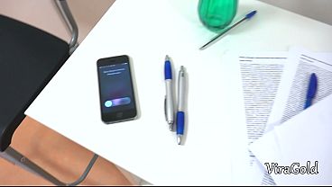 Blonde Milf Fucked Her Worker in the Office