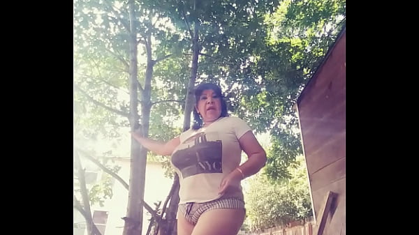 Walking in a thong