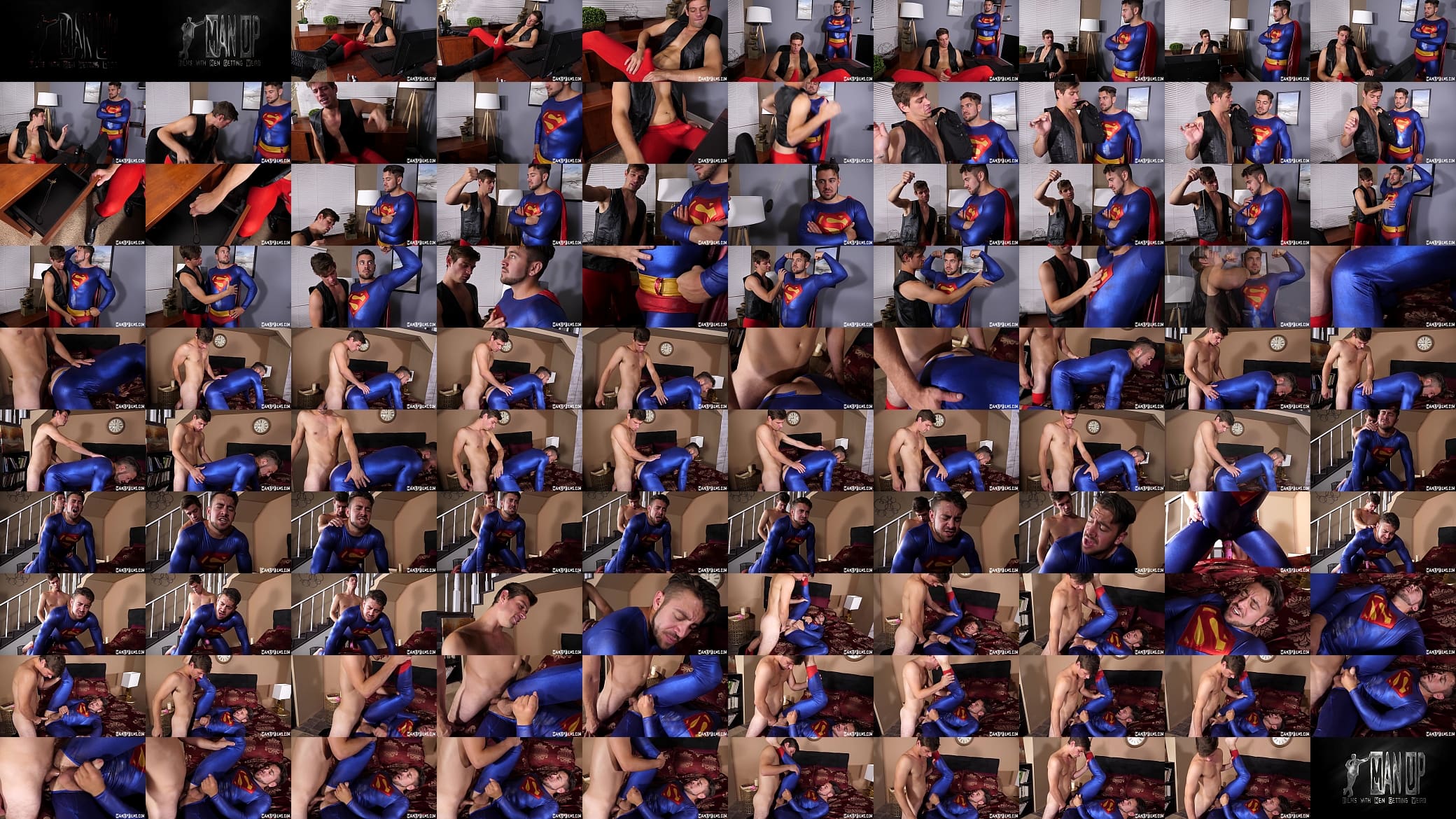 Superman Dante Colle Dominates Bad Guy Michael Delray! Cosplay   Chastity! 预览图