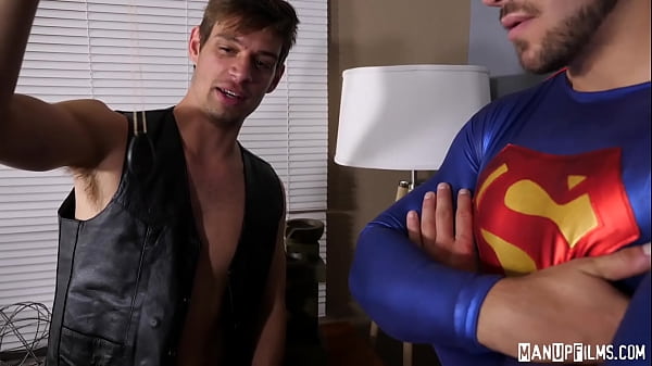 Download Video - Superman Dante Colle Dominates Bad Guy Michael Delray&excl; Cosplay   Chastity&excl;