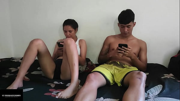 MY STEPSISTER AND I HAVE A HORNY GAME WHERE I UNDRESS HER AND PUT MY BIG COCK IN HER (part 1)