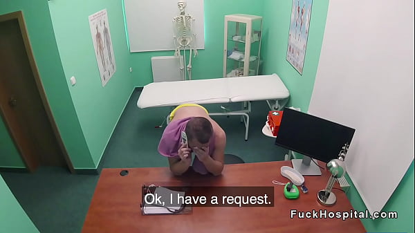 Doctor rims and fucks big ass nurse