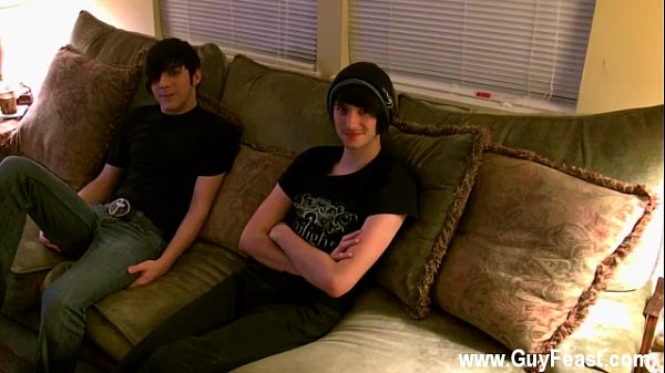 Gay guys He's obviously pretty nervous so they ...