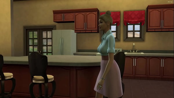 Stepmom fucks nerdy stepson after catching him masturbating in his room
