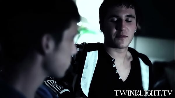 Twink Adrian Layton seduced by young vampire Kain Lanning