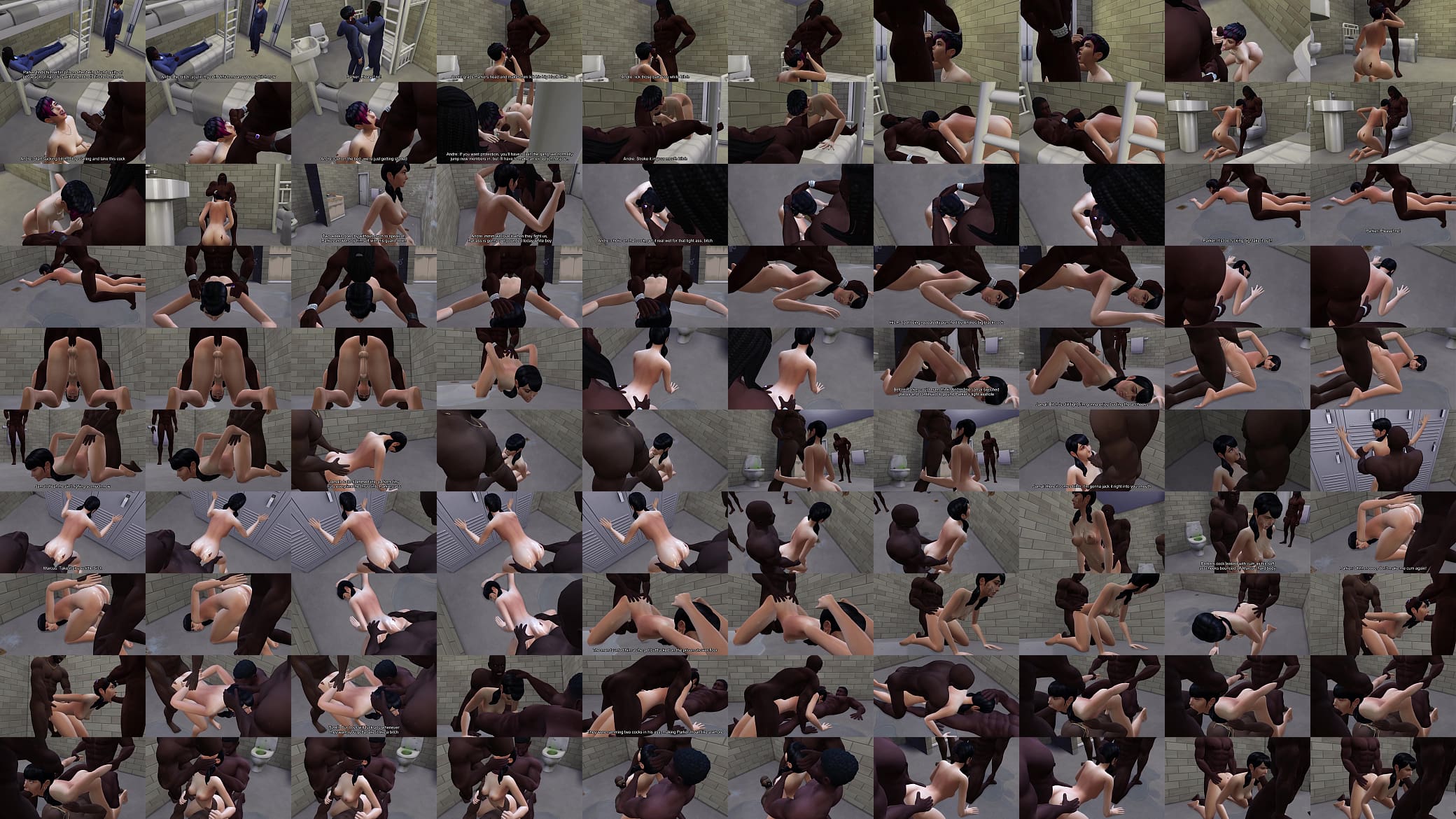 Sissy gets gangbanged in prison 预览图
