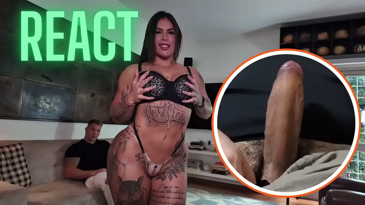 React: Hot Big Ass Inked Brazilian Rough Fucked And Cumshot! Thawany Alves