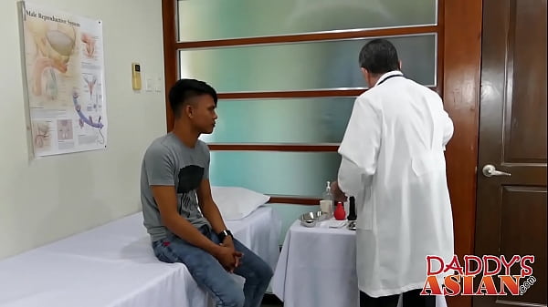 Download Video - Whorish Asian twink Mikal gets freaky with doctor Mike