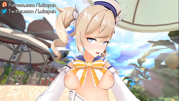 Barbara - Genshin Impact 3D Animation Beach
