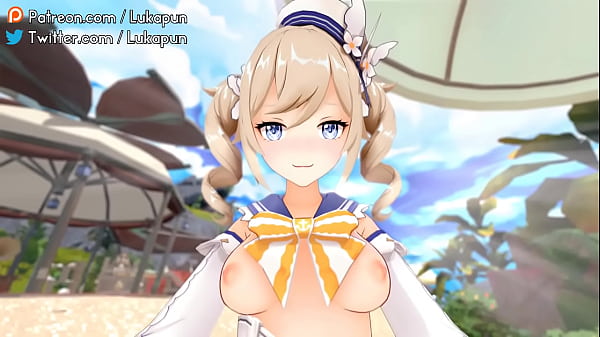 Barbara - Genshin Impact 3D Animation Beach