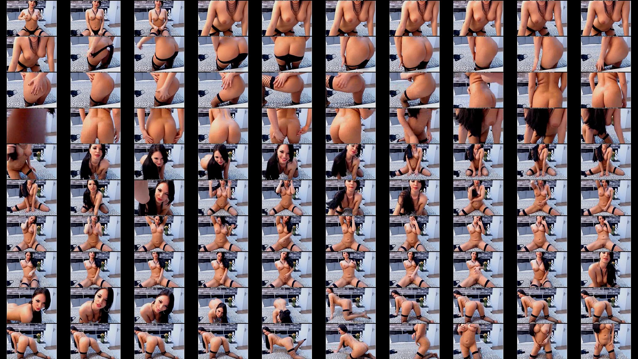 Astonishing Teen With Nice Tits In Stockings Masturbate 预览图