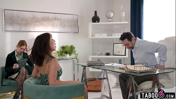 Lawyer fucks Chinese MILF Nicole Doshi anal in his office