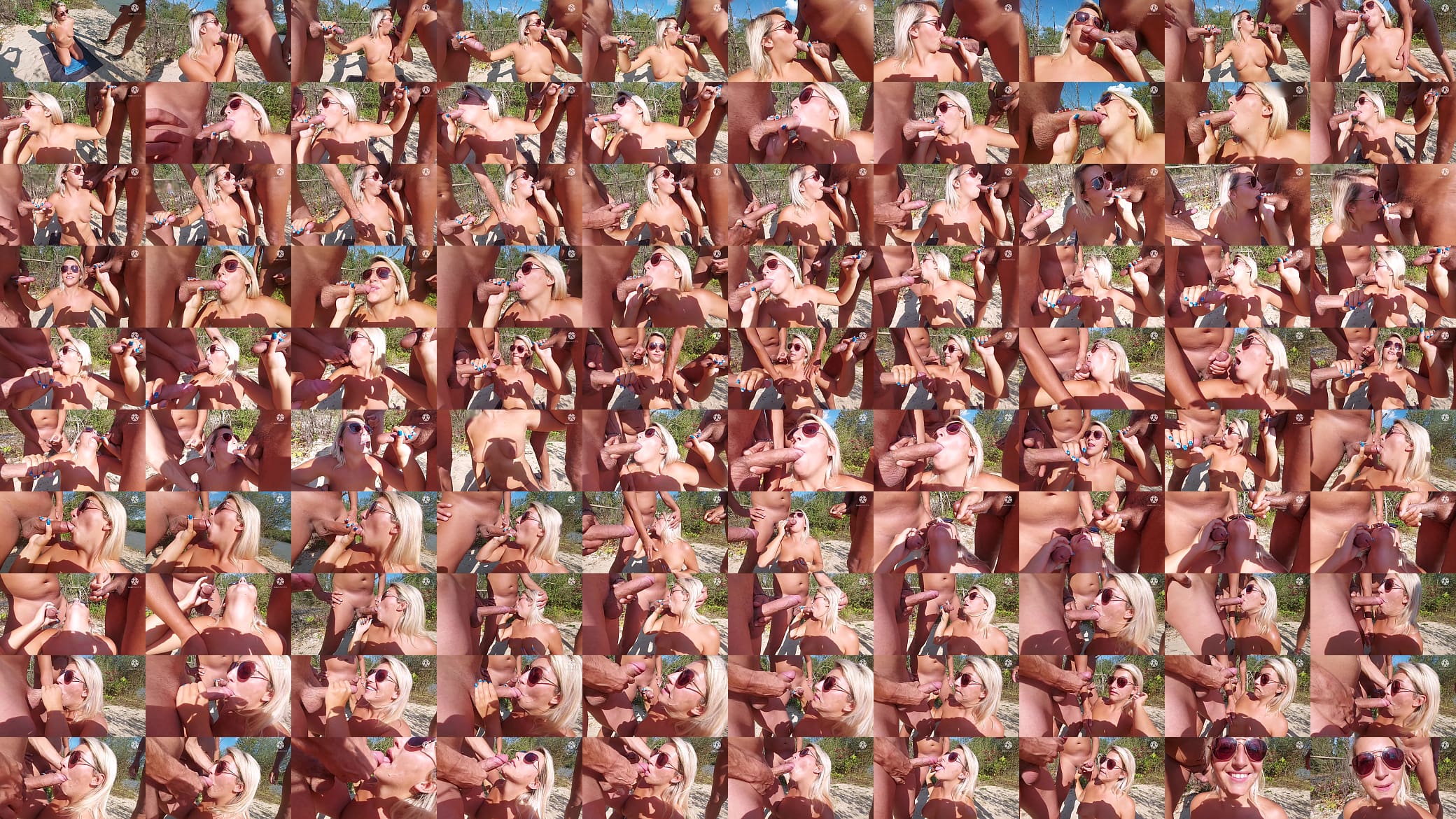 Cheating Wife Know How To Have Fun With Strangers At The Beach When Her Husband Is Away ... OMG! cum swallower !! 预览图