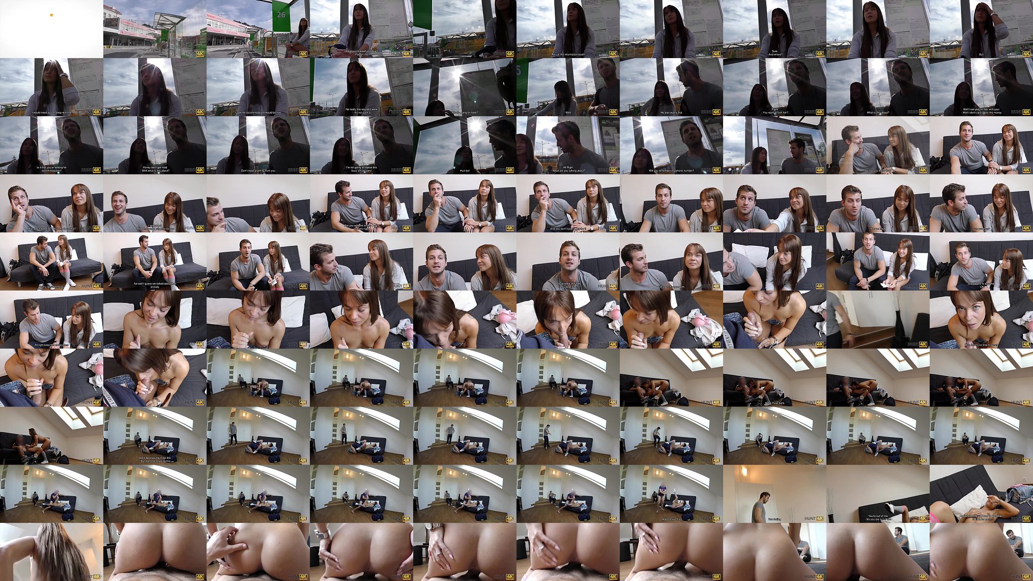 HUNT4K. Pickup at bus station works and angelface does dirty job 预览图