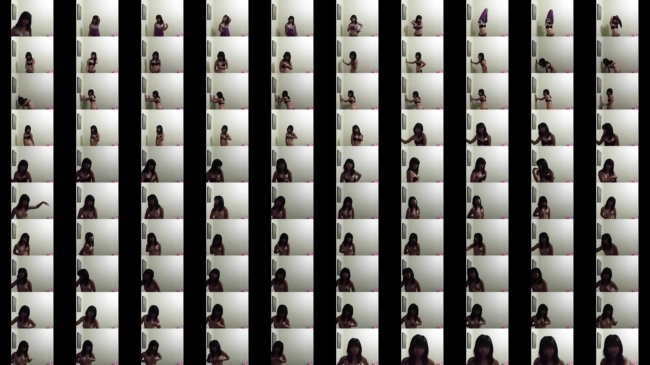 asian girl stripping in her bedroom 预览图