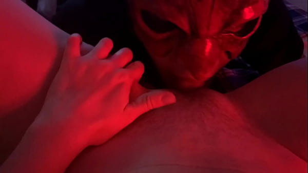 The pussy-eating demon attacks me while I'm alone at home.