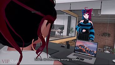 VIPSluts - Strict Futa Boss Gives Naughty Emplo...