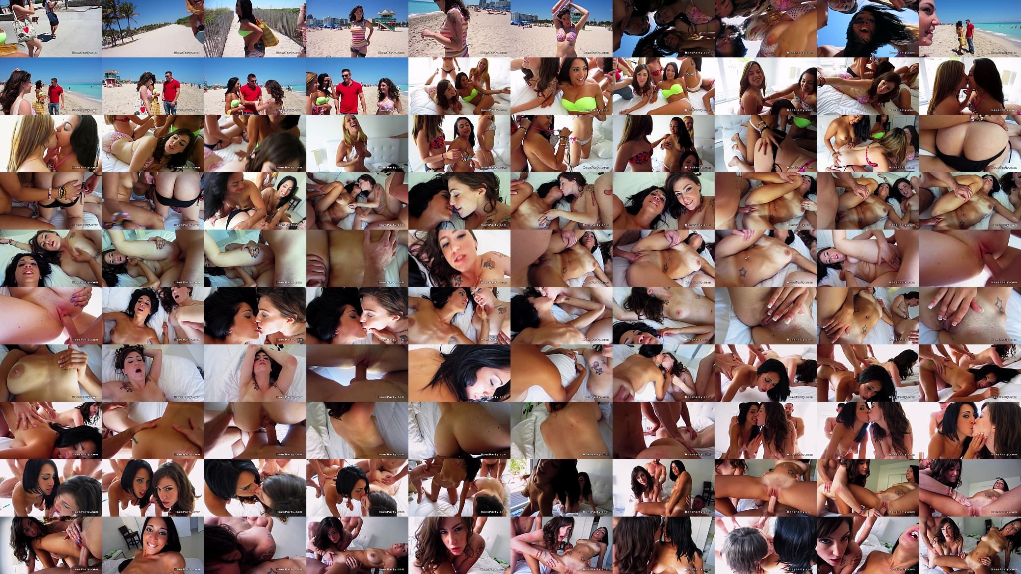 Amateur babes group fucking at party 预览图