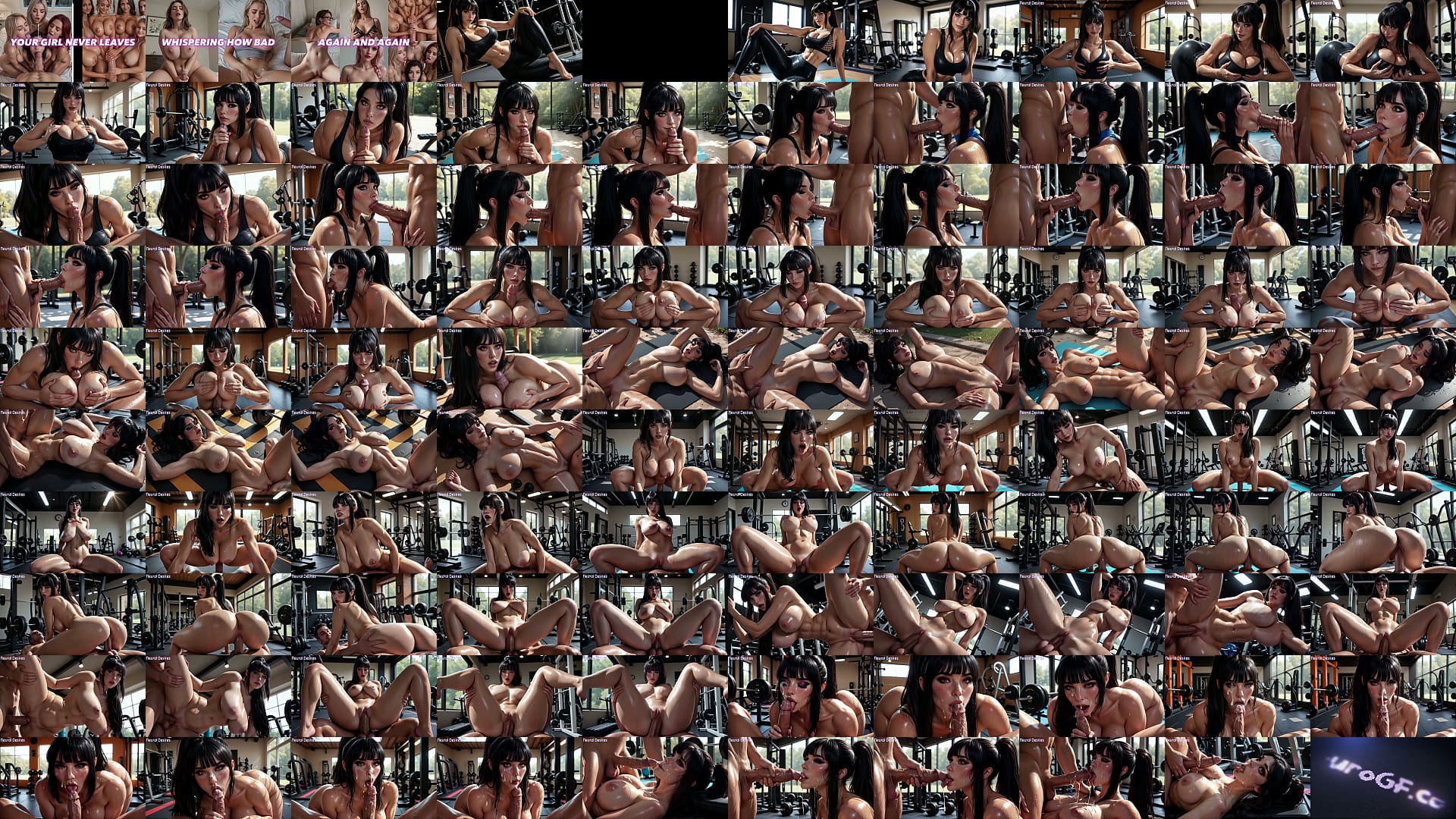 Big ass gym beauty with killer curves moans for a wet cumshot after passionate sex (AI-Porn) 预览图