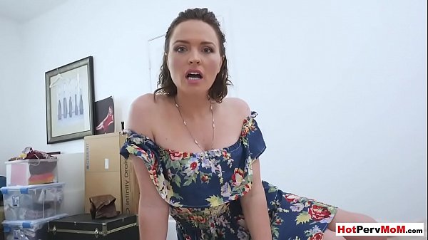 My troubled busty MILF stepmom can not resist big cock