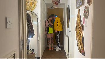 Sweaty Ravers Can't Resist Perverted Foot Play 91 sec