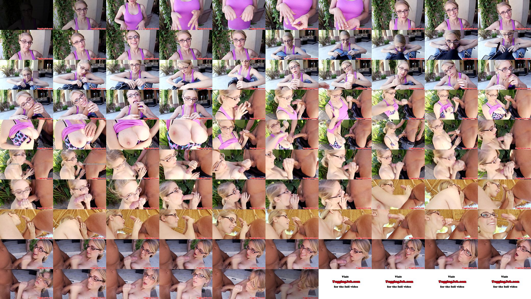 Hj loving spex babe jerks dick outdoors 预览图