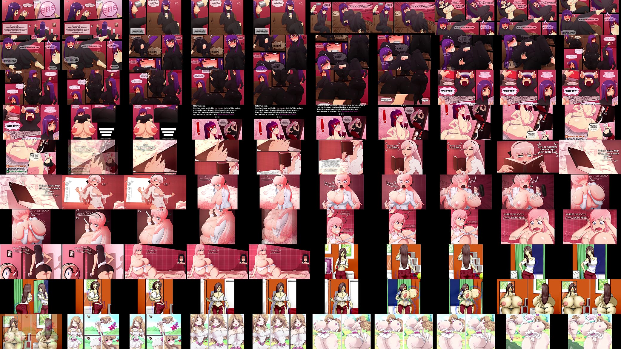 Booty Boost Breast Expansion (Animated Comic Comp.) 预览图