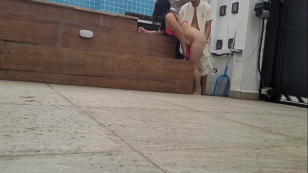 WIFE CHEATING ON HUSBAND WITH POOL MAN