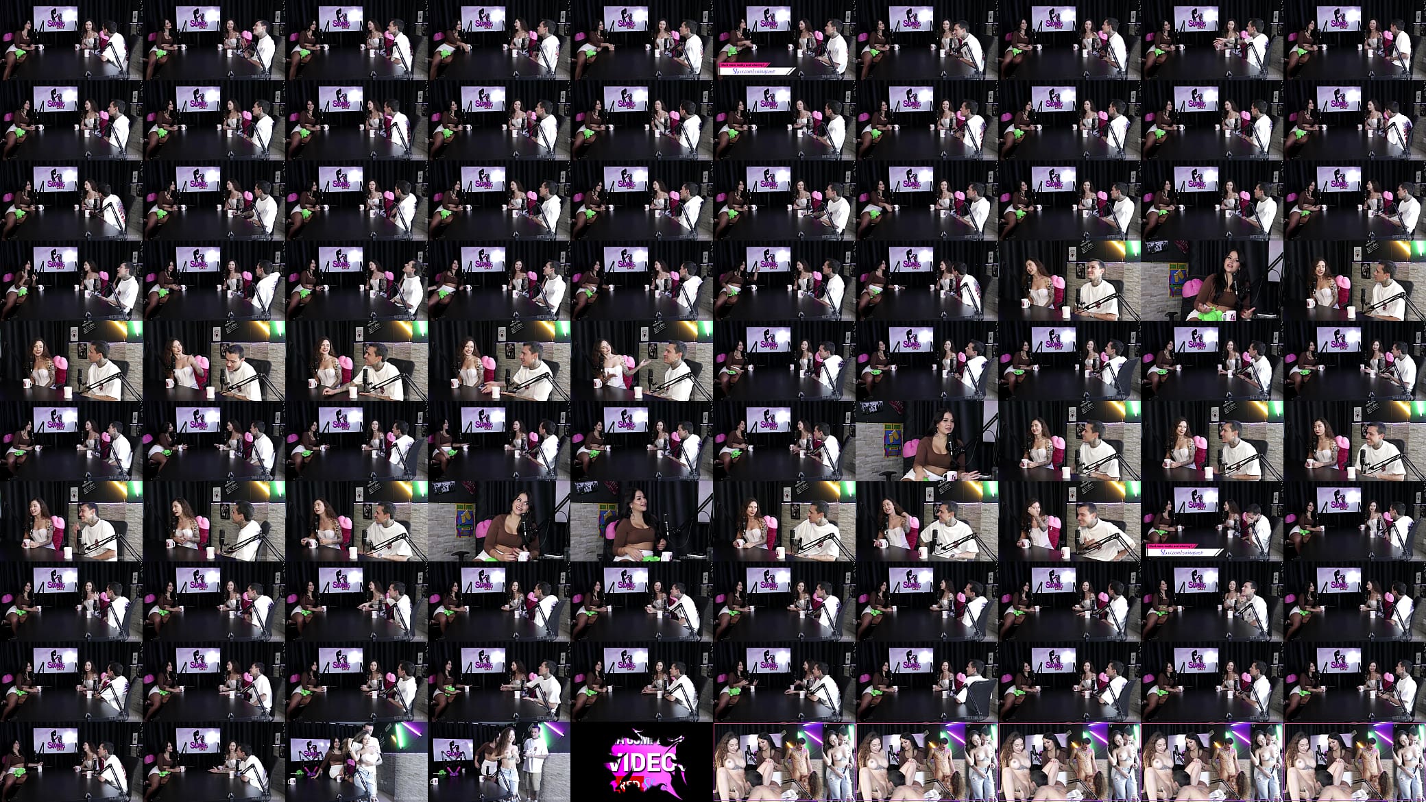 COMPILADO DA JUJUBE DEL&Iacute;CIA E KTAL NO SWING CAST COM TIFANY ROCHA (WATCH ON: SHEER/RED) 预览图