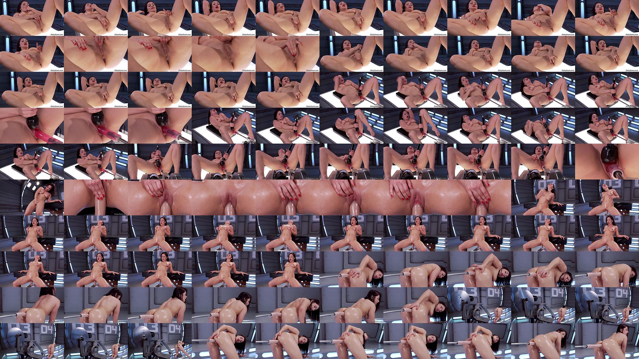 Brunette squirter fuck big cock machines 预览图