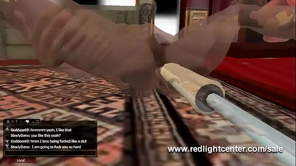 Interracial Virtual Sex Between a White and Black Avatar