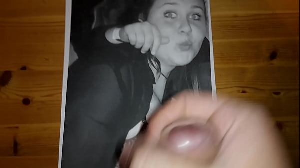 Cumshot on big boobs
