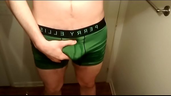 Download Video - Pissing my undies with desperation&period; Slapping hard cock and balls while moaning&period;