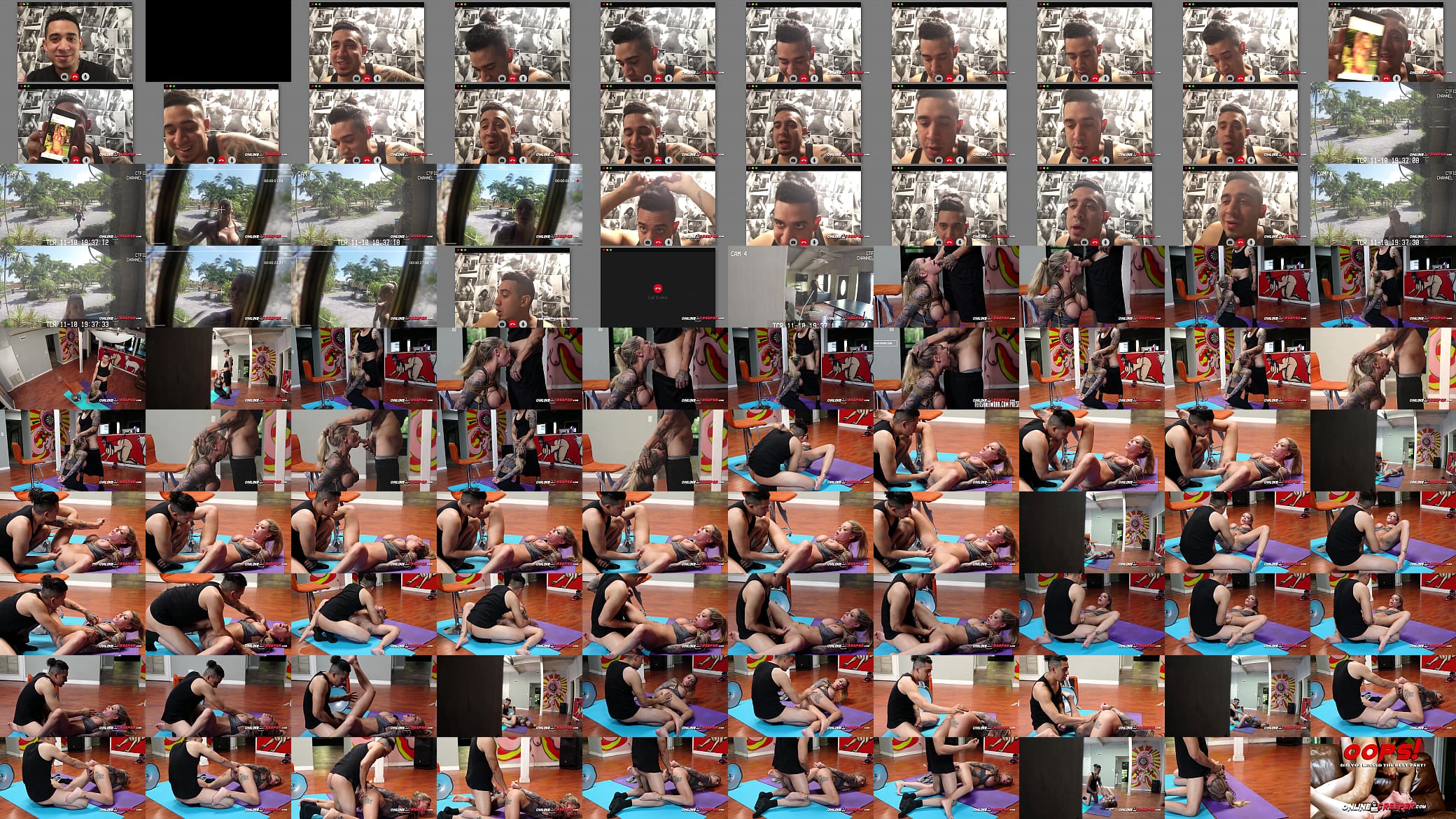 FINGERING my new personal trainer as I slam her PUSSY HARD 预览图
