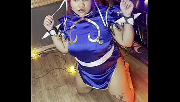 Chubby Girl Chun-Li Photoshoot Making Of Thick Curves Cosplay Behind Scenes