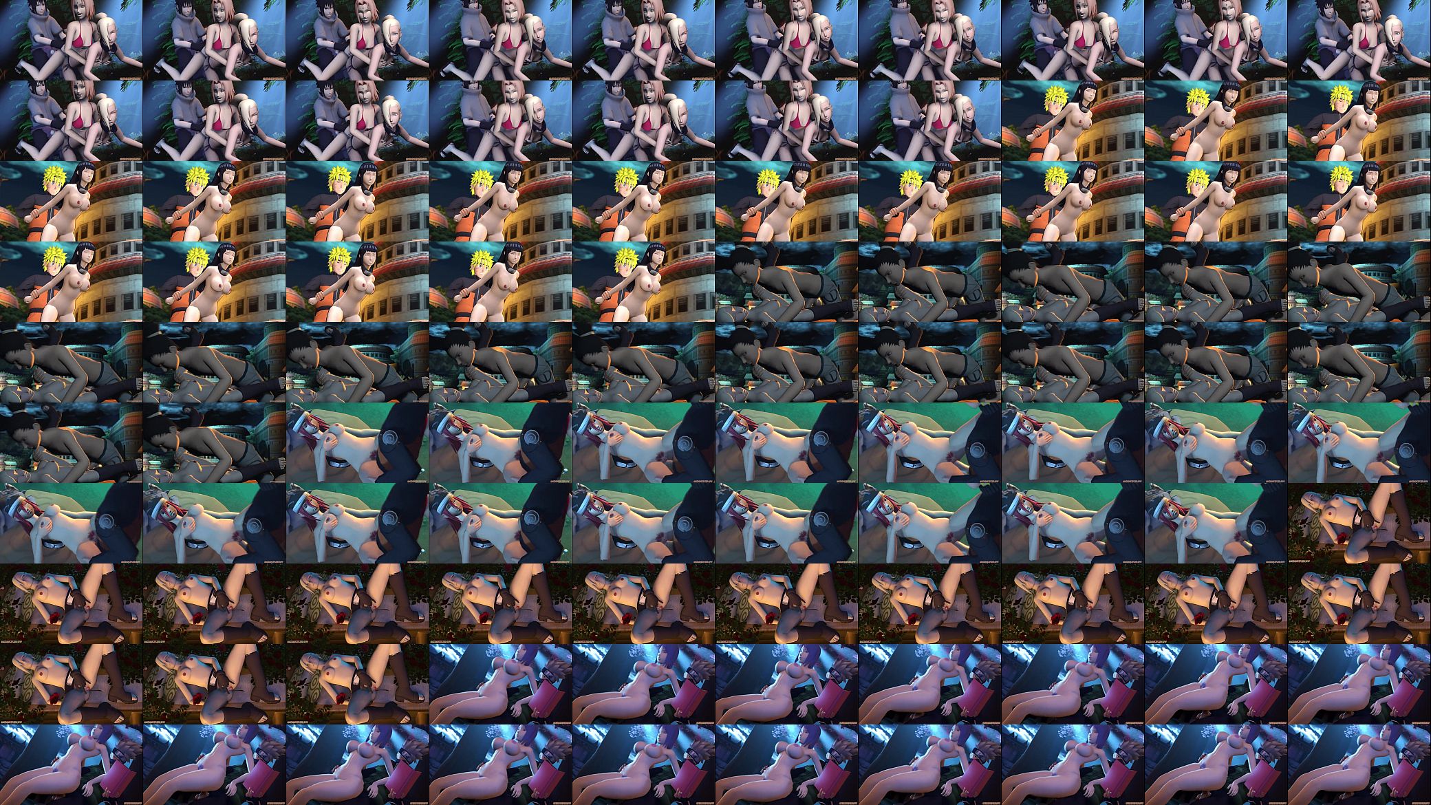 Naruto 3D gif compilation  hentai 预览图