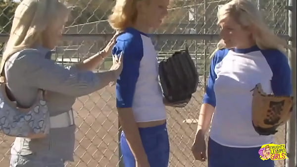 Baseball chicks get seduced and picked up by the lez blonde that craves a threesome