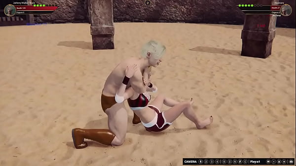 Johnny Walker Black VS Eleonore (Naked Fighter 3D)