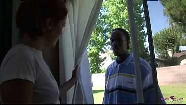 Caring only about her own satisfaction the super horny redhead gets into intense interracial action