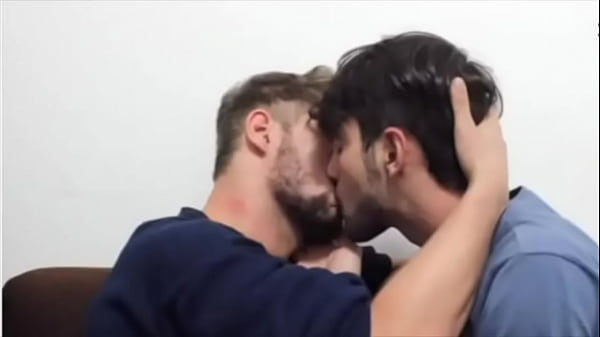 Hot Kiss Between Two Hot Gays