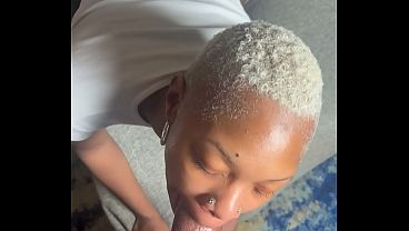 Living Room Sloppy Blowjob With HUGE FACIAL CUMSHOT