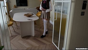 A Young Russian Student Gets Pounded Even More Harder For Skipping Class And Not Paying Off Her Debts !!!