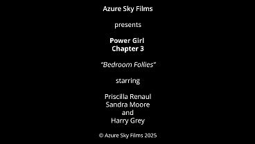 PwrG-3) 2 Girls 1 Old Man, Ass to Cunt Fucking, Girl on Girl, Cunt Licking, Scissoring, Creampie