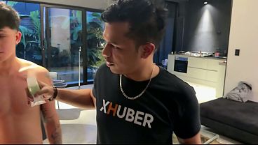 Behind the scenes: Big Jackson & Lina Henao &ldquo;Stepmom catches me masturbating in silence&rdquo;