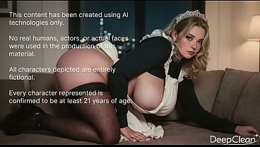 This dirty servant agreed to a hardcore fuck in both holes just so I wouldn't tell the owner about her screw-ups [AI]