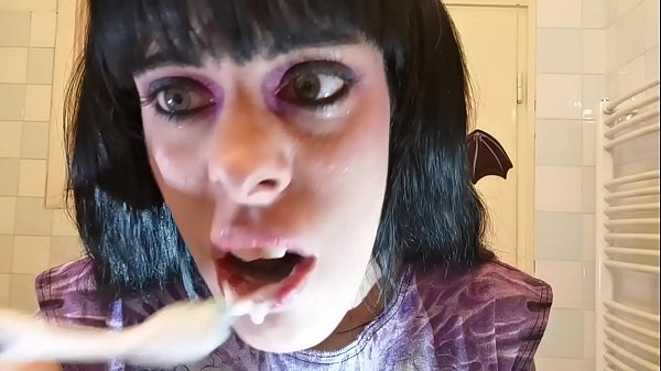 Mouth & teeth fetish POV toothbrush after goodmorning BJ pt1 HD