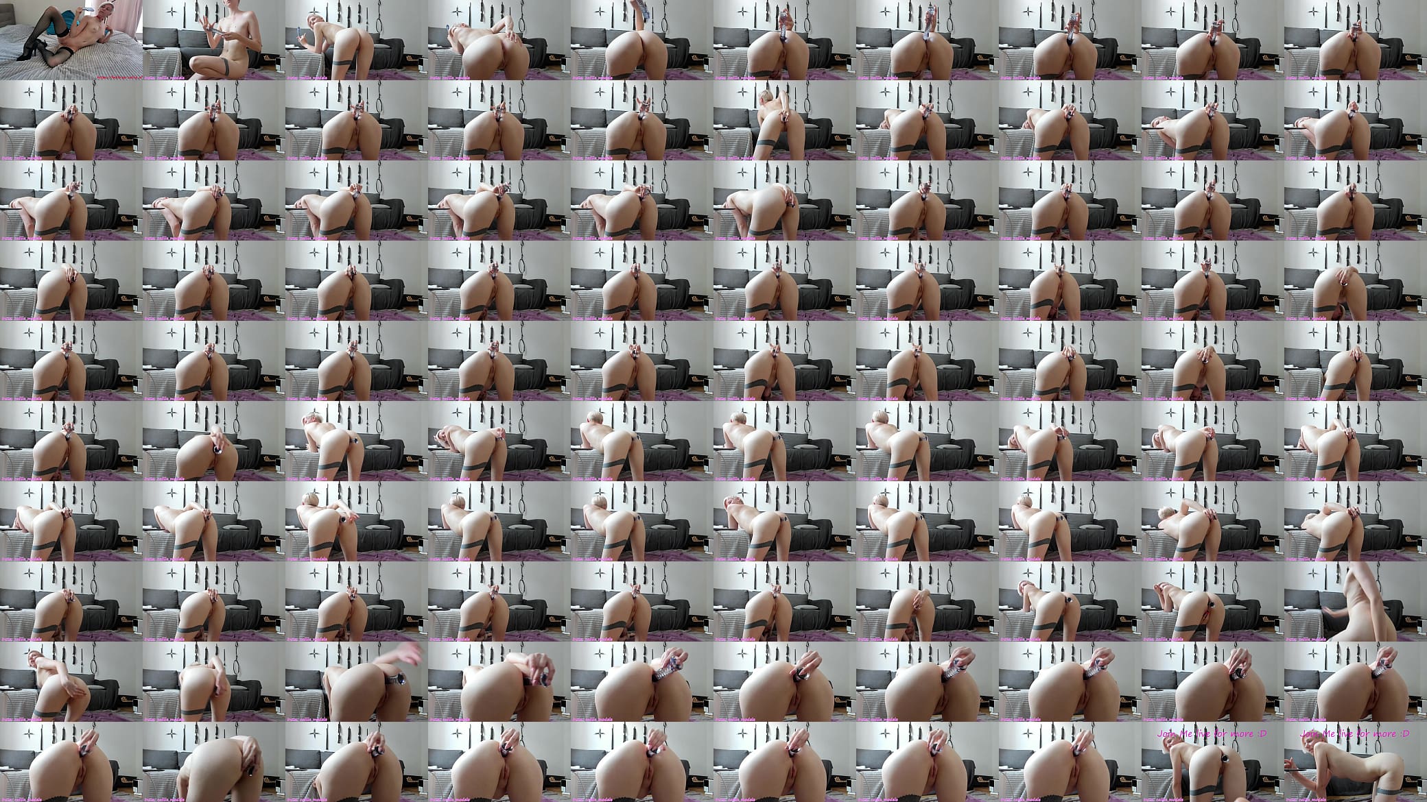 anal masturbation with my glass dildo makes me scream 预览图