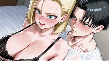 Levi (AOT) x Android 18 (DB) AI