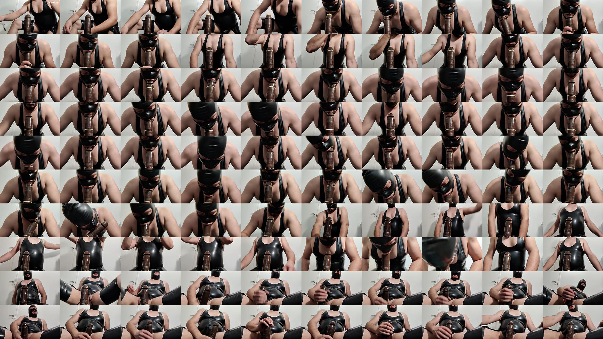 Latexi69 condom dildo sucking 预览图