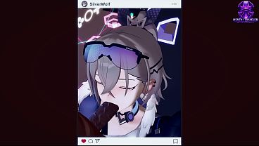 Honkai Star Rail: (EN/中文 Subs) Silver Wolf's pussy hack. (Silver Wolf, The Herta, Herta puppet)